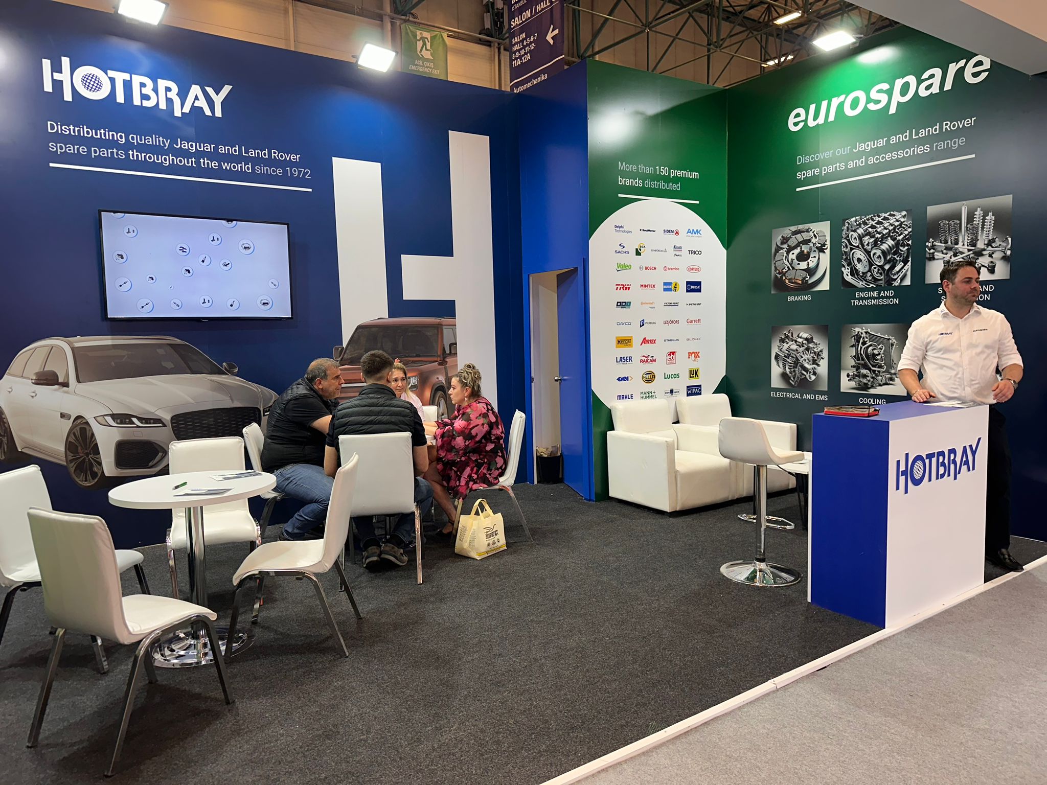 eurospare booth at Automechanika Istanbul